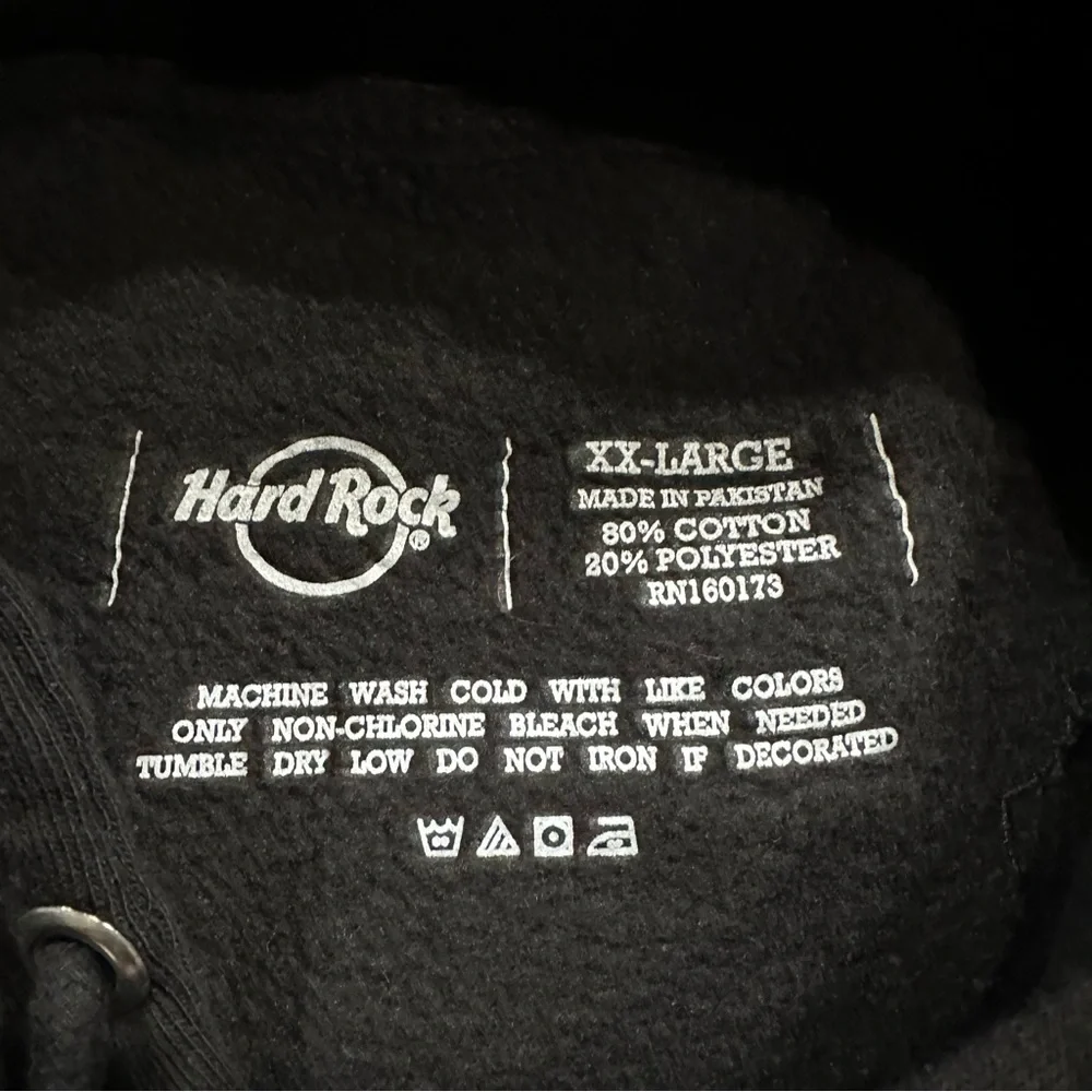 Hard Rock Tampa Jackpot Hoodie XX Large Black Pullover Sweatshirt - Picture 3 of 4